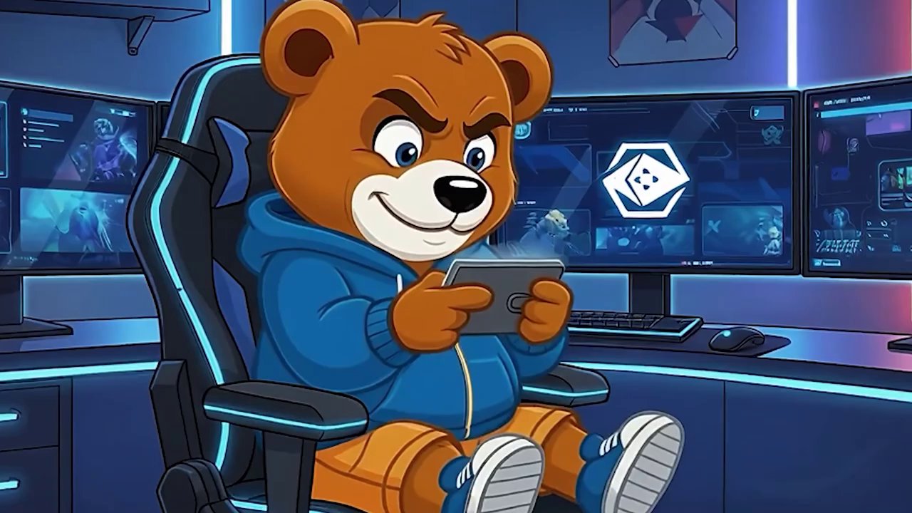 Host Salino introduces the top five Play-to-Earn adventure games in a vibrant studio setting.